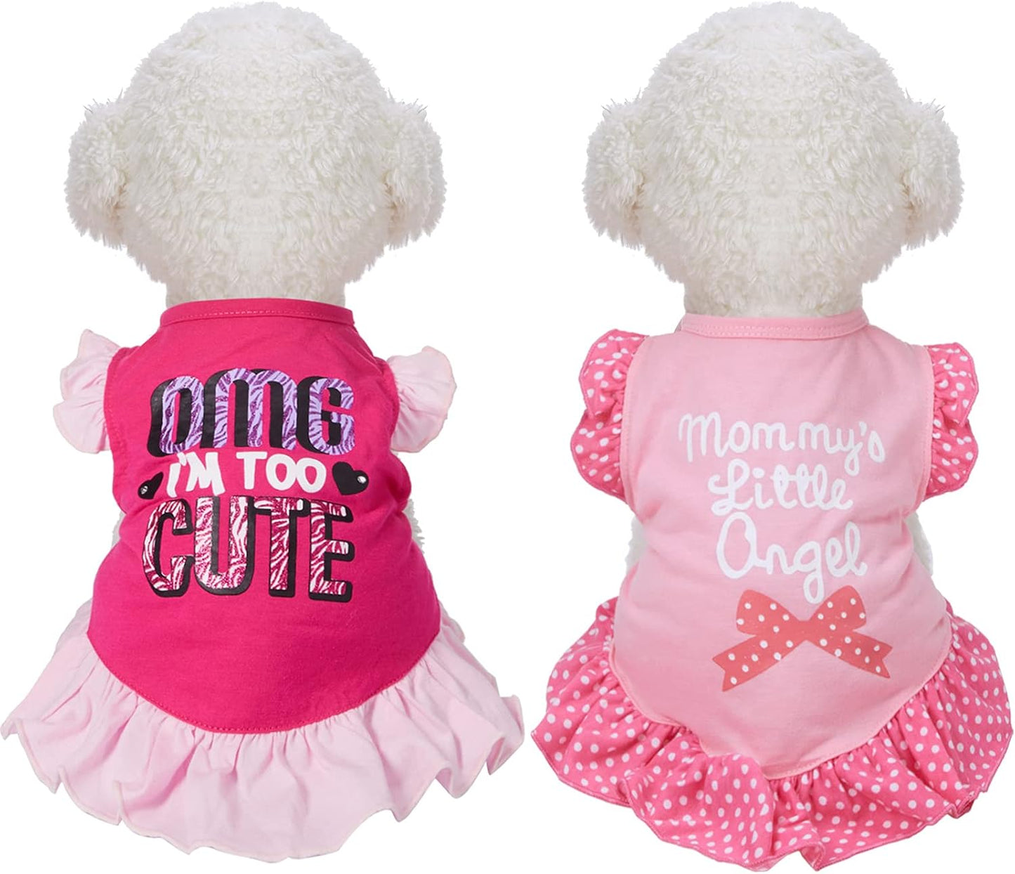 Chic 2-Piece Summer Dress Set for Your Fashionable Pup - Perfect for Stylish Girl Dogs & Cats! ๐พ๐ #PetFashion #DogDresses