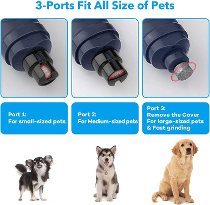 Say goodbye to pet nail trimming struggles! 🐾✨ Check out the  Dog Nail Grinder - now with 2 LED lights and a powerful 2-speed motor for a quiet, painless grooming experience for dogs and cats of all sizes! 💙 #PetGrooming #DogLovers #CatCare