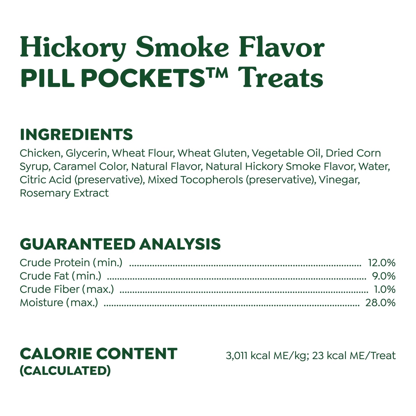 Pill Pockets for Dogs Hickory Smoke Large, Capsule Size Soft Dog Treats, 7.9 Oz (30 Pk)