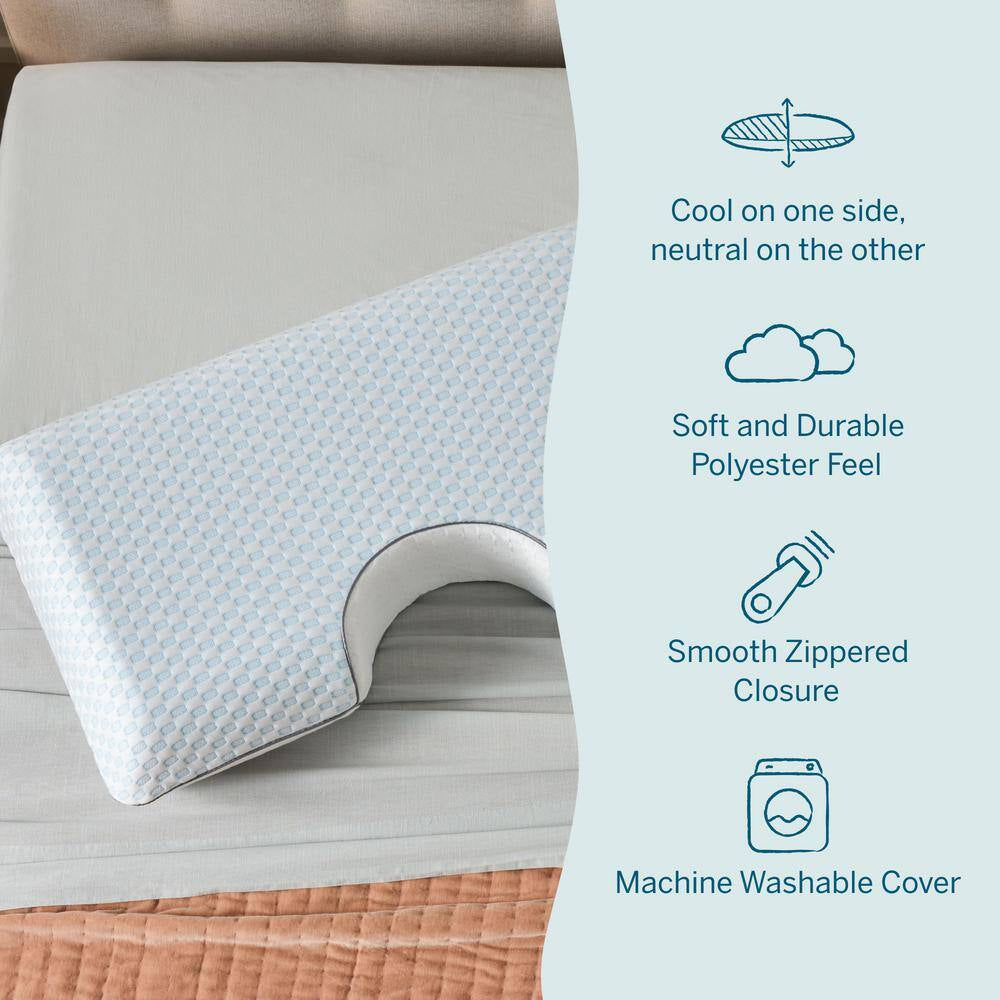 Bamboo Charcoal and Gel Memory Foam Side Sleeper King Pillow