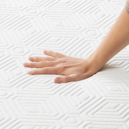 4" Gel Memory Foam Mattress Topper, Queen - Infused with Cooling Gel and Aloe, Washable Cover