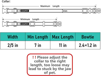 Chic Breakaway Cat Collars with Bells & Bowties - 2 Pack in Pink Leopard & Pure for Your Fashion-Forward Feline! 🐾💖