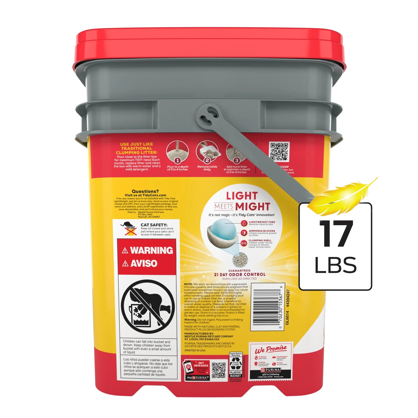 Purina  Lightweight 24/7 Performance Odor Control Clumping Cat Litter