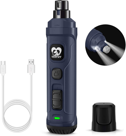 Say goodbye to pet nail trimming struggles! 🐾✨ Check out the  Dog Nail Grinder - now with 2 LED lights and a powerful 2-speed motor for a quiet, painless grooming experience for dogs and cats of all sizes! 💙 #PetGrooming #DogLovers #CatCare