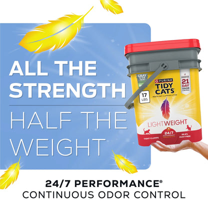Purina  Lightweight 24/7 Performance Odor Control Clumping Cat Litter